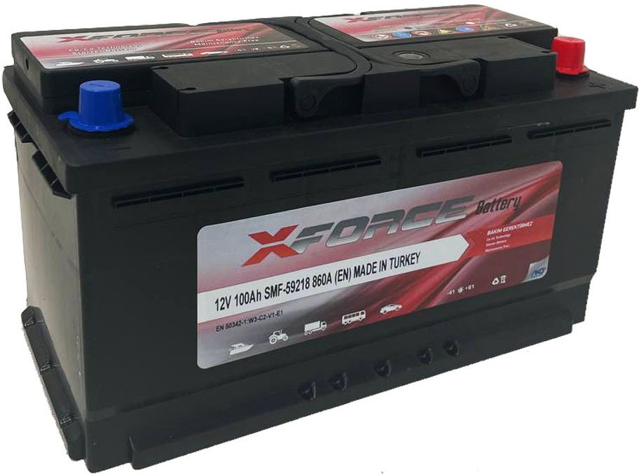 

Автомобильный аккумулятор XFORCE 100 R+ (100 А·ч)