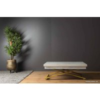 Стол-трансформер Levmar Cross D51/S90 (бетон/золото)