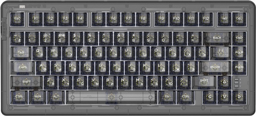

Клавиатура Dareu A81 (черный, Dareu Firefly)