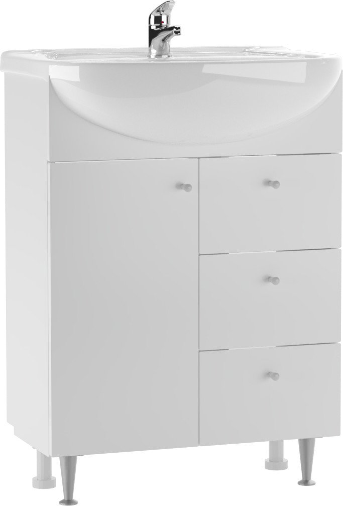 

Айсберг Тумба под умывальник Уют 60 Промо с 3 верхними ящиками В3