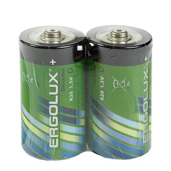 Батарейка Ergolux R20 SR2 2шт