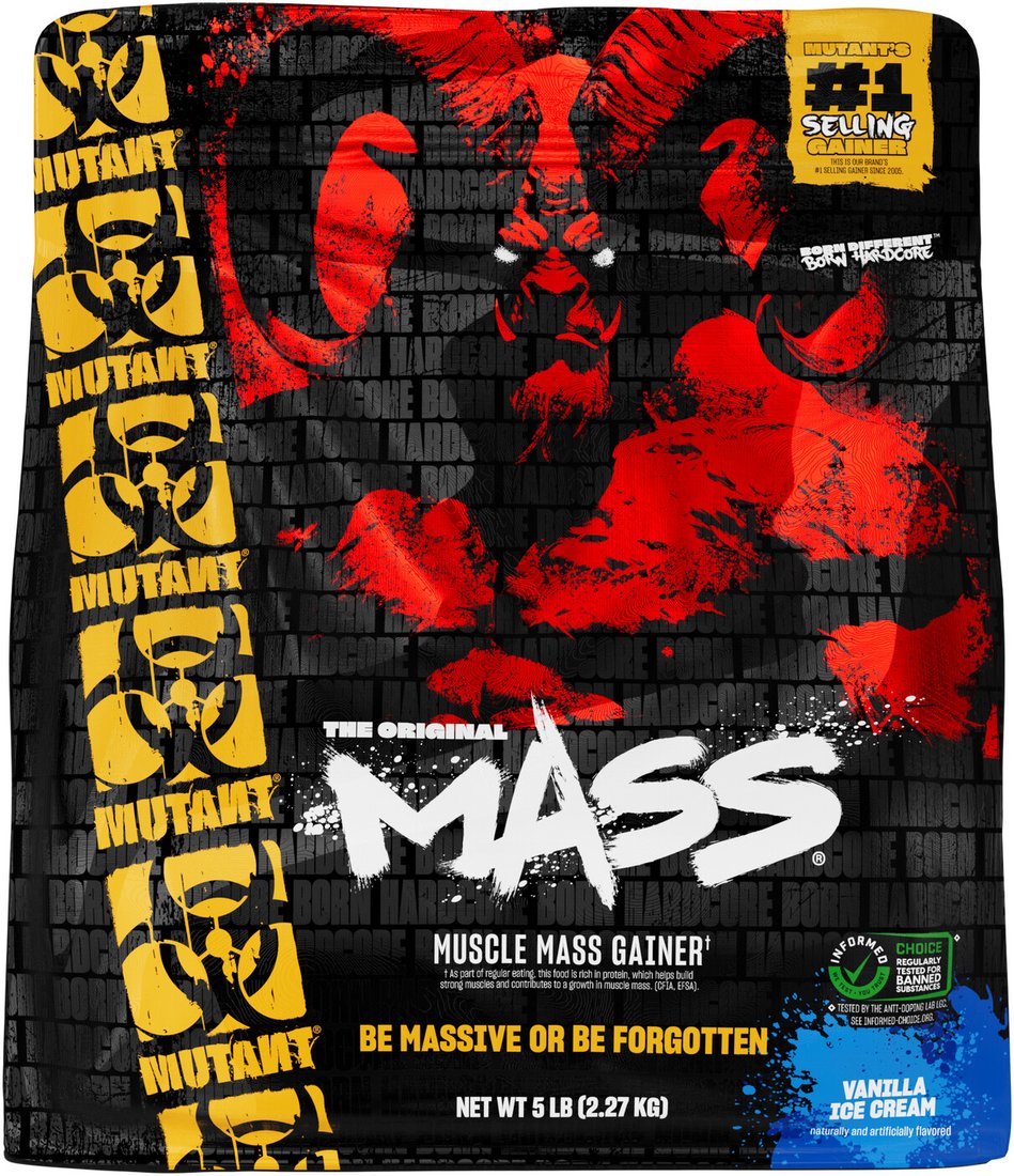 Гейнер Mutant Mass Gainer (ванильное мороженое, 2270г)