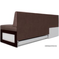 Угловой диван Мебель-АРС Нотис левый 207x82x132 (серо-шоколадный Star Velvet 60 Cofee)