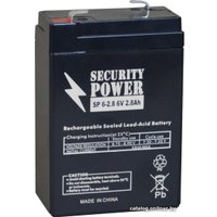 Аккумулятор для ИБП Security Power SP 6-2.8 F1 (6В/2.8 А·ч)