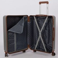 Чемодан-спиннер Grott 340-614/5-26 (светло-серый)