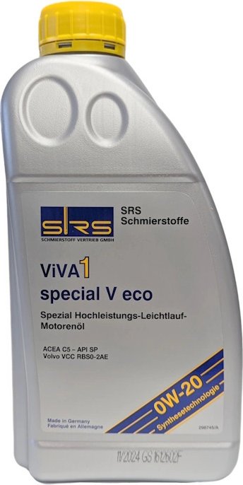 

Моторное масло SRS ViVA 1 special V eco 0W-20 1л