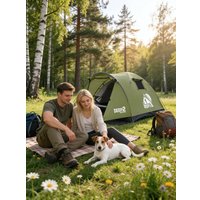 Треккинговая палатка RSP Outdoors Deep 2 (оливково-зеленый)