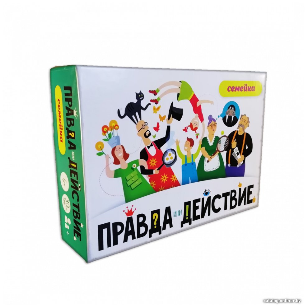Карточная игра Хэппибанч Правда или действие. Семейка 7H19-PDF