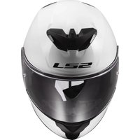 Мотошлем LS2 FF820 Rapid III Solid (S, белый глянцевый)