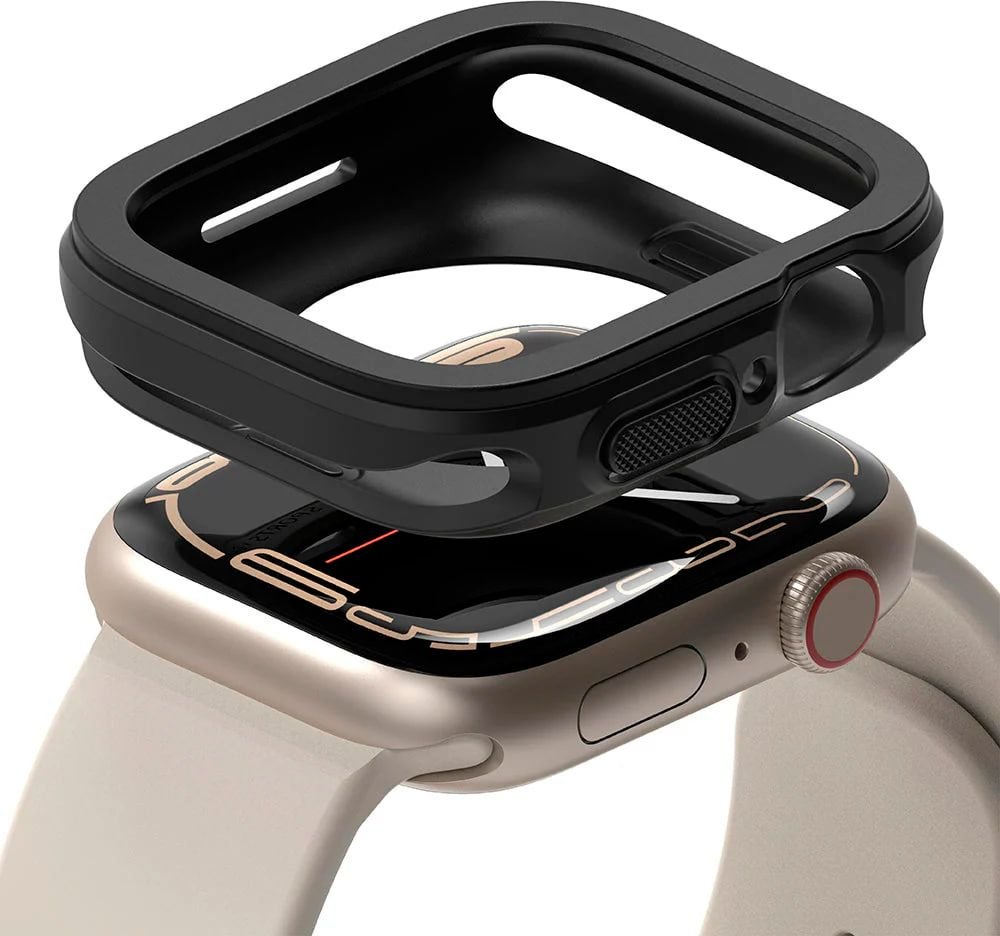 

Чехол Ringke Air Sports для Apple Watch 9/8/7 45mm, Se3/Se2/Se/6/5/4 44mm Black