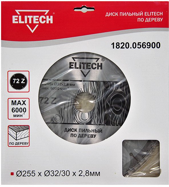 

Пильный диск ELITECH 1820.056900