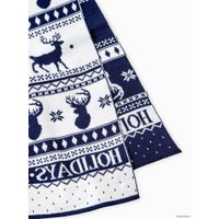 Плед Amarobaby Pure Love. Christmas 75x105 (синий)