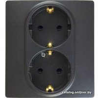 Розетка Legrand Etika 672633 (антрацит)
