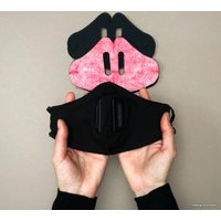 Респиратор-полумаска A12Mask v4.0 AirPro Многоразовая маска-респиратор (черный, M)