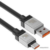 Кабель Baseus CoolPlay Series USB Type-A - USB Type-C (1 м, черный)