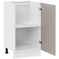 Шкаф напольный Трия Тиана 1Н45 (белый/мокко супермат) в Лиде