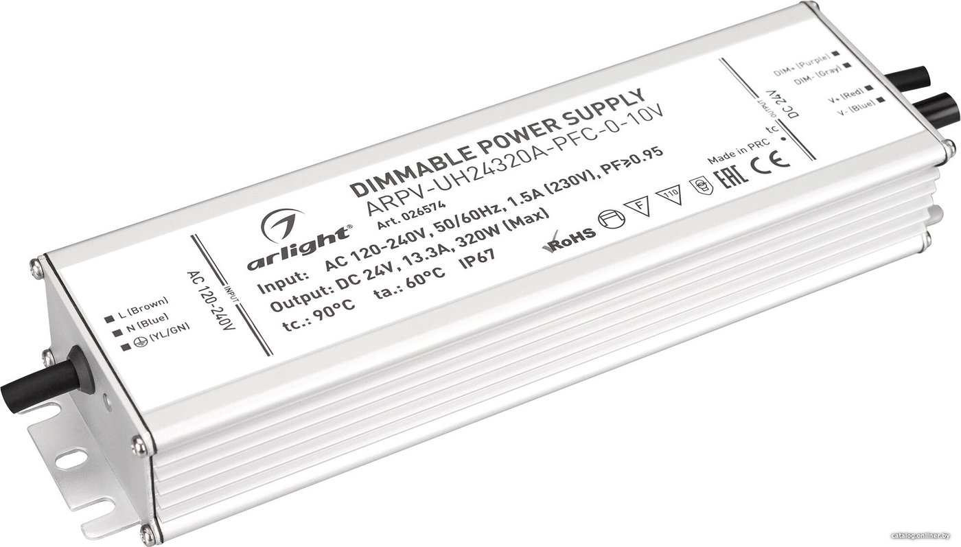 Блок питания Arlight ARPV-UH24320A-PFC-0-10V 026574