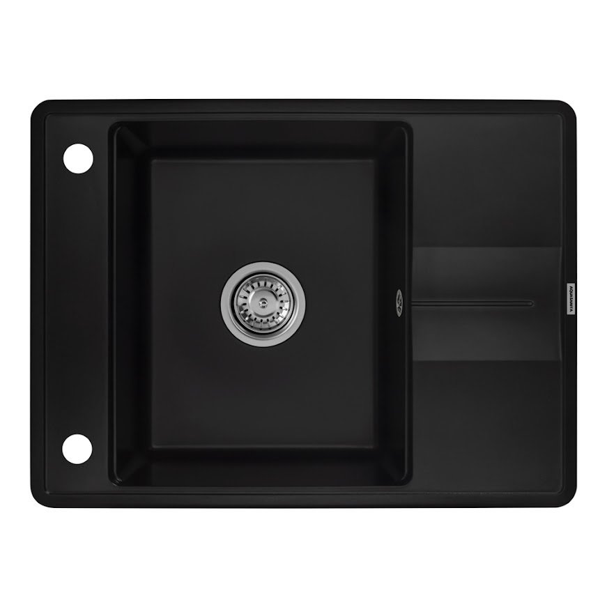 

Кухонная мойка Aquasanita Bella SQB102AW (black metallic 601)