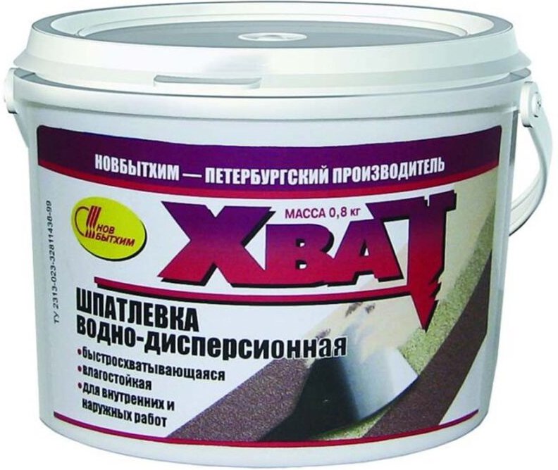

Шпатлевка Новбытхим Хват (800 г)
