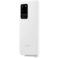 Чехол для телефона Samsung Silicone Cover для Galaxy S20 Ultra (белый)