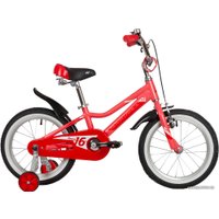 Детский велосипед Novatrack Novara 16 2022 165ANOVARA.CRL22 (красный)