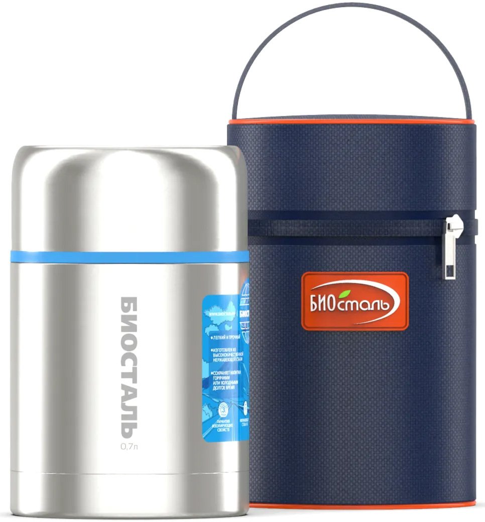 

Термос для еды БИОСТАЛЬ Авто NRP-700 Stainless Steel
