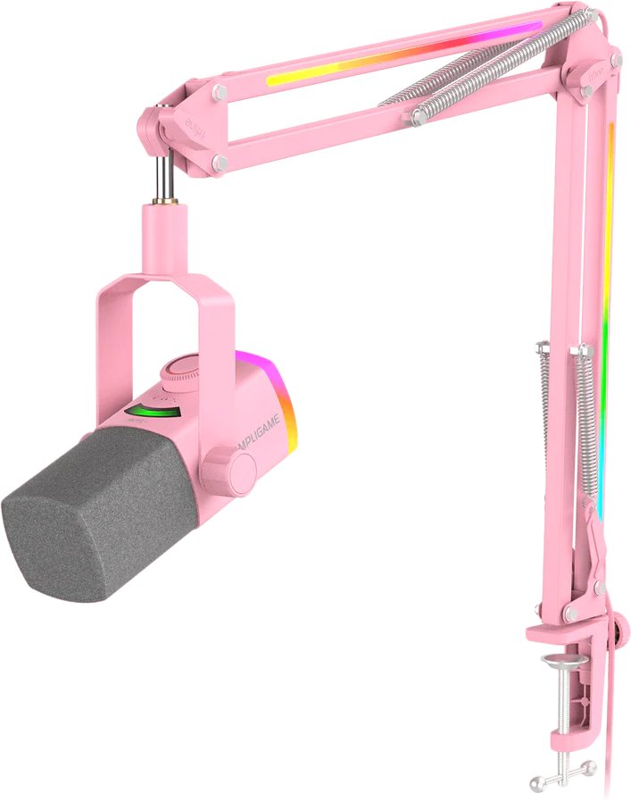 Проводной микрофон FIFINE AM8PROTP (розовый)