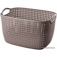Корзина Эльфпласт Paola 464 3 л (серо-коричневый)