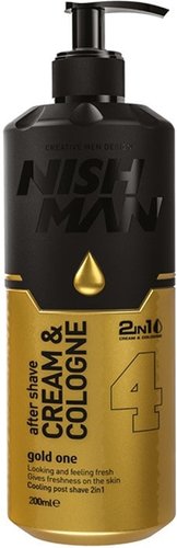 Nishman 04 After Shave Cream Cologne Gold One 2 in 1 (200 мл)