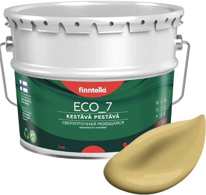 

Краска Finntella Eco 7 Syksy F-09-2-9-FL117 9 л (приглушенный желтый)