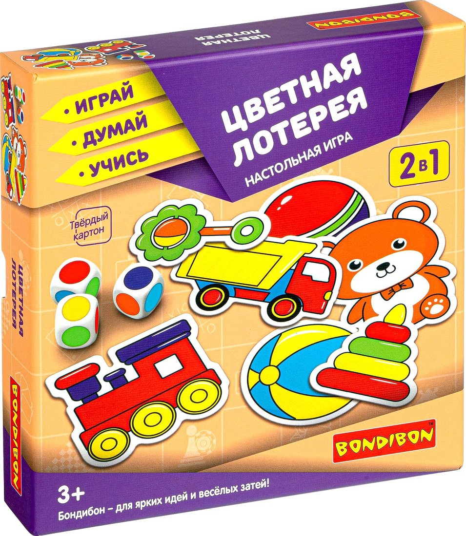 

Развивающая игра Bondibon Цветная лотерея ВВ4331
