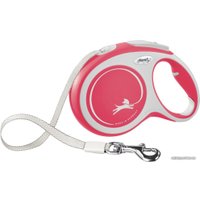 Поводок-рулетка Flexi New Comfort M Tape 5 м (красный)