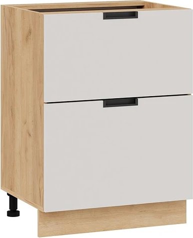 

Шкаф напольный Трия Гренада с двумя ящиками 1Н6Я2 (дуб крафт золотой/холст мокко)