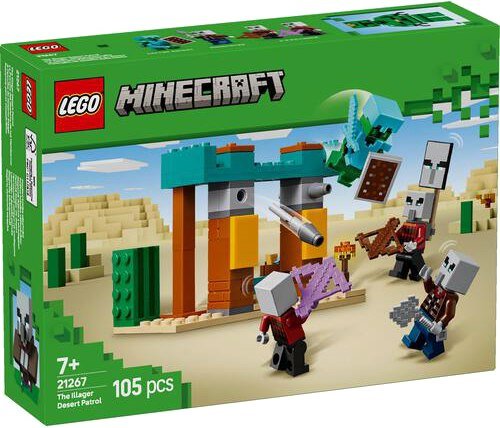 

Конструктор LEGO Minecraft 21267 Сельский патруль в пустыне