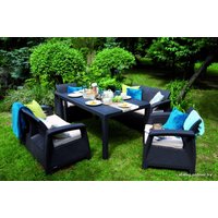 Набор садовой мебели Keter Corfu Fiesta (графит)