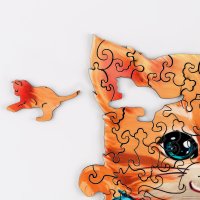 Пазл Treetobe Кот на мопеде 9888197