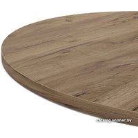 Кухонный стол Sheffilton SHT-TU30/90 ЛДСП (черный/дуб галифакс табак)