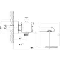 Смеситель Cersanit Luvio S951-012