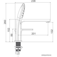 Смеситель Gappo G1117-8