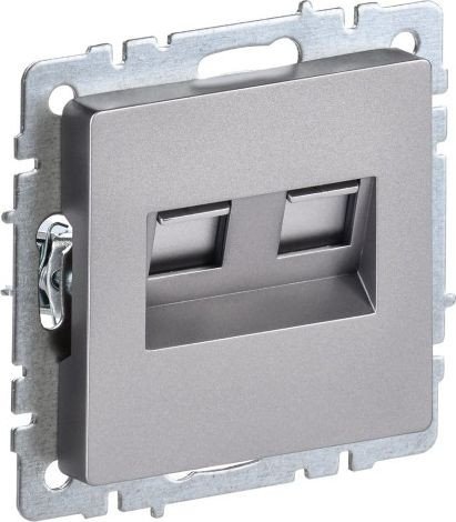 Розетка компьютерная IEK Brite BR-K20-1-K46