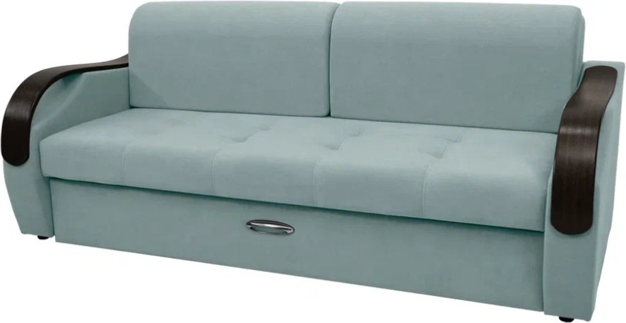 

Диван Сириус Лидер-6 ППУ 225x110 (Eva 25 велюр светло-зеленый)