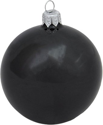 Елочная игрушка Орбитал 200-024-12 (опал черный)