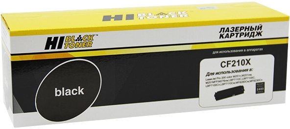 

Картридж Hi-Black HB-CF210X (аналог HP CF210X)