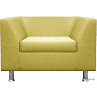 Интерьерное кресло Brioli Дедрик (рогожка, J9 желтый)