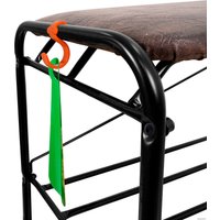 Полка для обуви ЗМИ Альфа 23 с сиденьем ПДОА 23С (черный) в Бобруйске