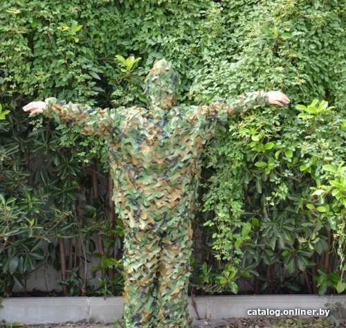 Маскировочный костюм Hui Cheng GS-02 (XXL, зеленый камуфляж)