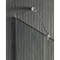 Душевая стенка MaybahGlass 195x89 MGD-689-5у (прозрачное стекло/хром матовый)