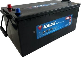 Автомобильный аккумулятор Hawk 240 (3) евро +/- HSMF-74050