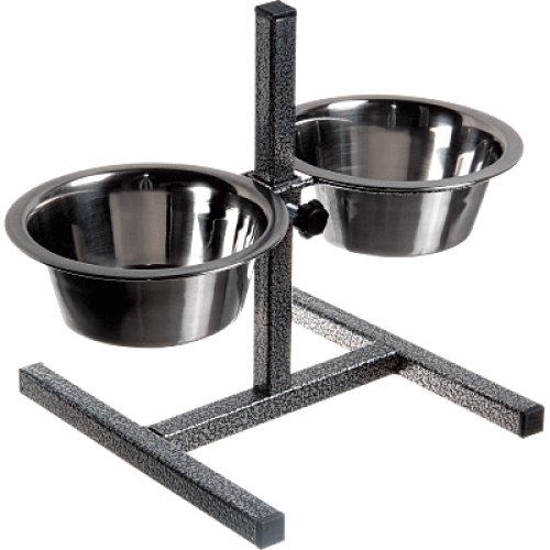 

Подставка для мисок Zoonik 08812-2 (металлик, с мисками)