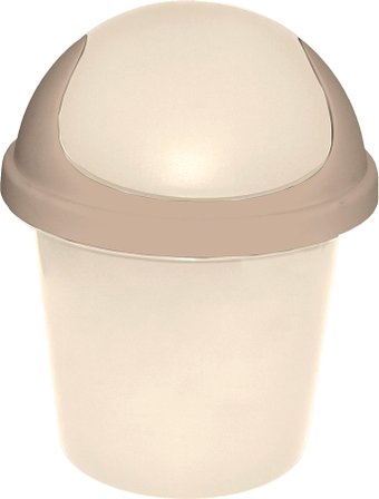 Мусорное ведро Plast Team Rambai 7 л (светло-бежевый)